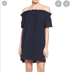 Pleione Black Off the Shoulder Dress XS